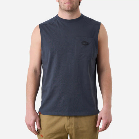 The Martin Sleeveless Pocket Tee