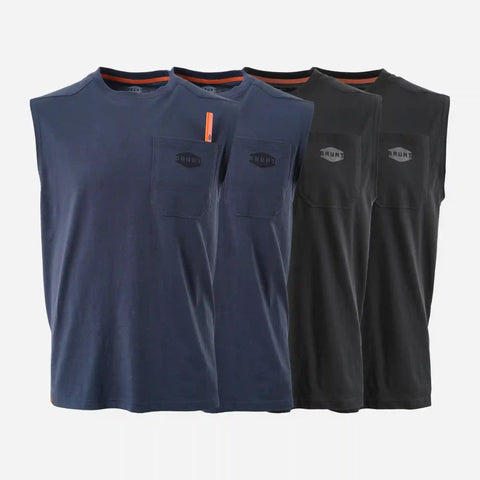 The Martin Sleeveless Pocket Tee Pack