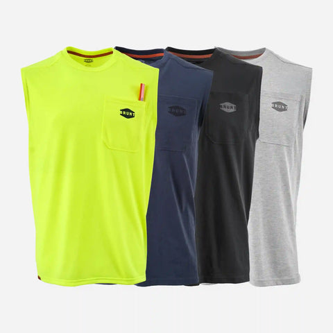 The Martin Sleeveless Pocket Tee Pack