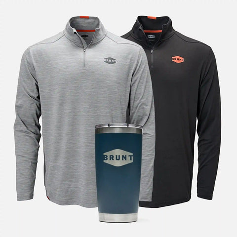 The McKenna 1/4 Zip Long Sleeve Tech Shirt Pack